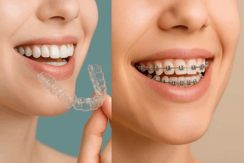 Invisalign before and after results North Hollywood — A-Dental Center straight teeth